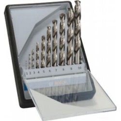 Комплект свредла за метал Bosch HSS-G, 135°, 10 части